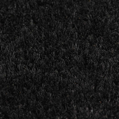 Door Mat Black 100x200 cm Tufted Coir