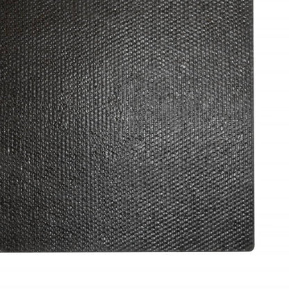 Door Mat Black 100x200 cm Tufted Coir
