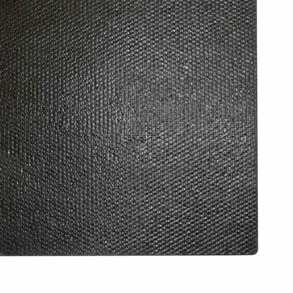 Door Mat Black 100x200 cm Tufted Coir
