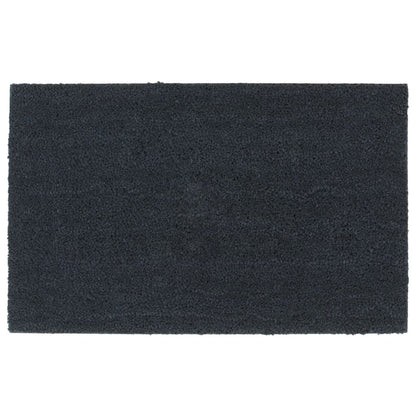 Door Mat Dark Grey 50x80 cm Tufted Coir