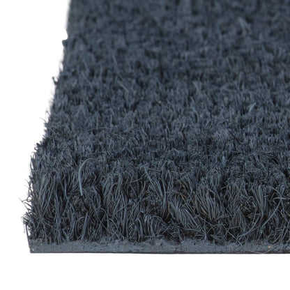 Door Mat Dark Grey 50x80 cm Tufted Coir