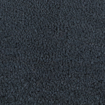 Door Mat Dark Grey Half Round 50x80 cm Tufted Coir