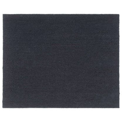 Door Mat Dark Grey 80x100 cm Tufted Coir