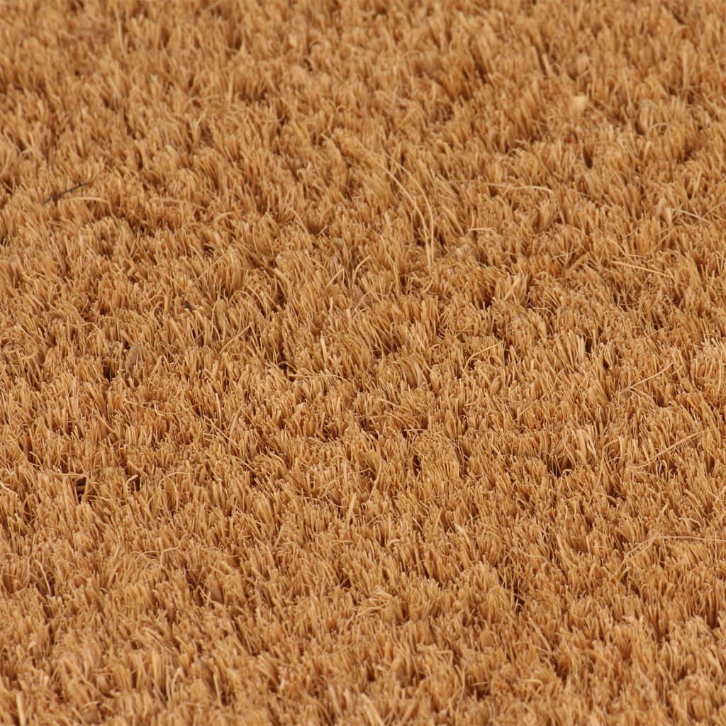 Door Mat Natural 80x100 cm Tufted Coir