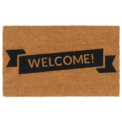 Door Mat Natural 45x75 cm Tufted Coir