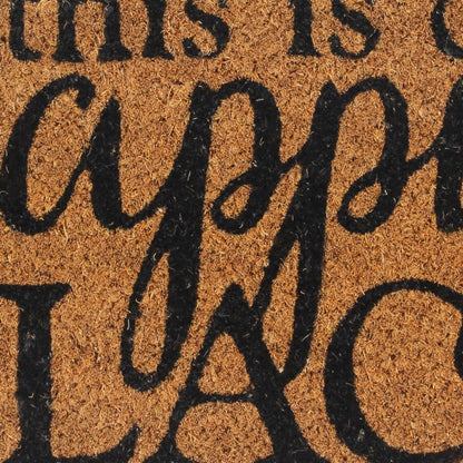 Door Mat Natural 40x60 cm Tufted Coir