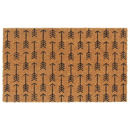 Door Mat Natural 45x75 cm Tufted Coir