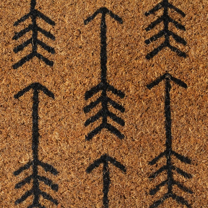 Door Mat Natural 45x75 cm Tufted Coir