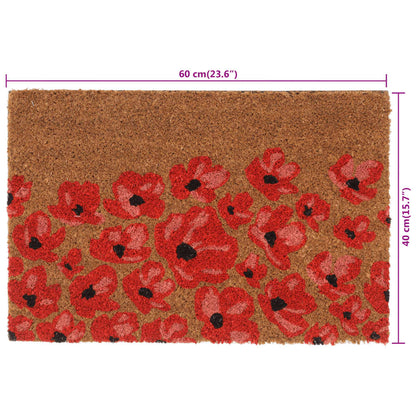 Door Mat Natural 40x60 cm Tufted Coir