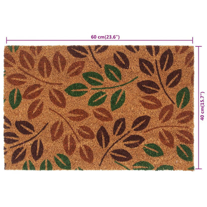 Door Mat Natural 40x60 cm Tufted Coir
