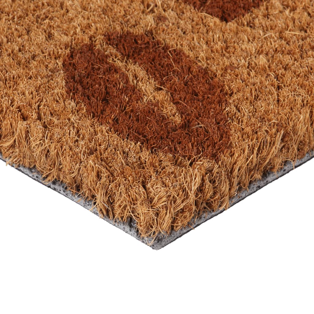Door Mat Natural 45x75 cm Tufted Coir