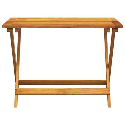 Folding Garden Table 90x52,5x65 cm Solid Wood Acacia