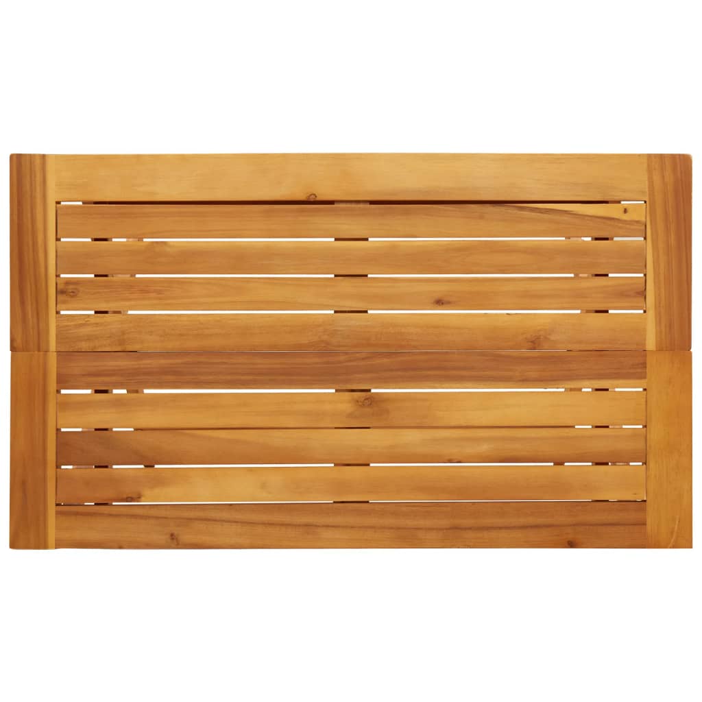 Folding Garden Table 90x52,5x65 cm Solid Wood Acacia
