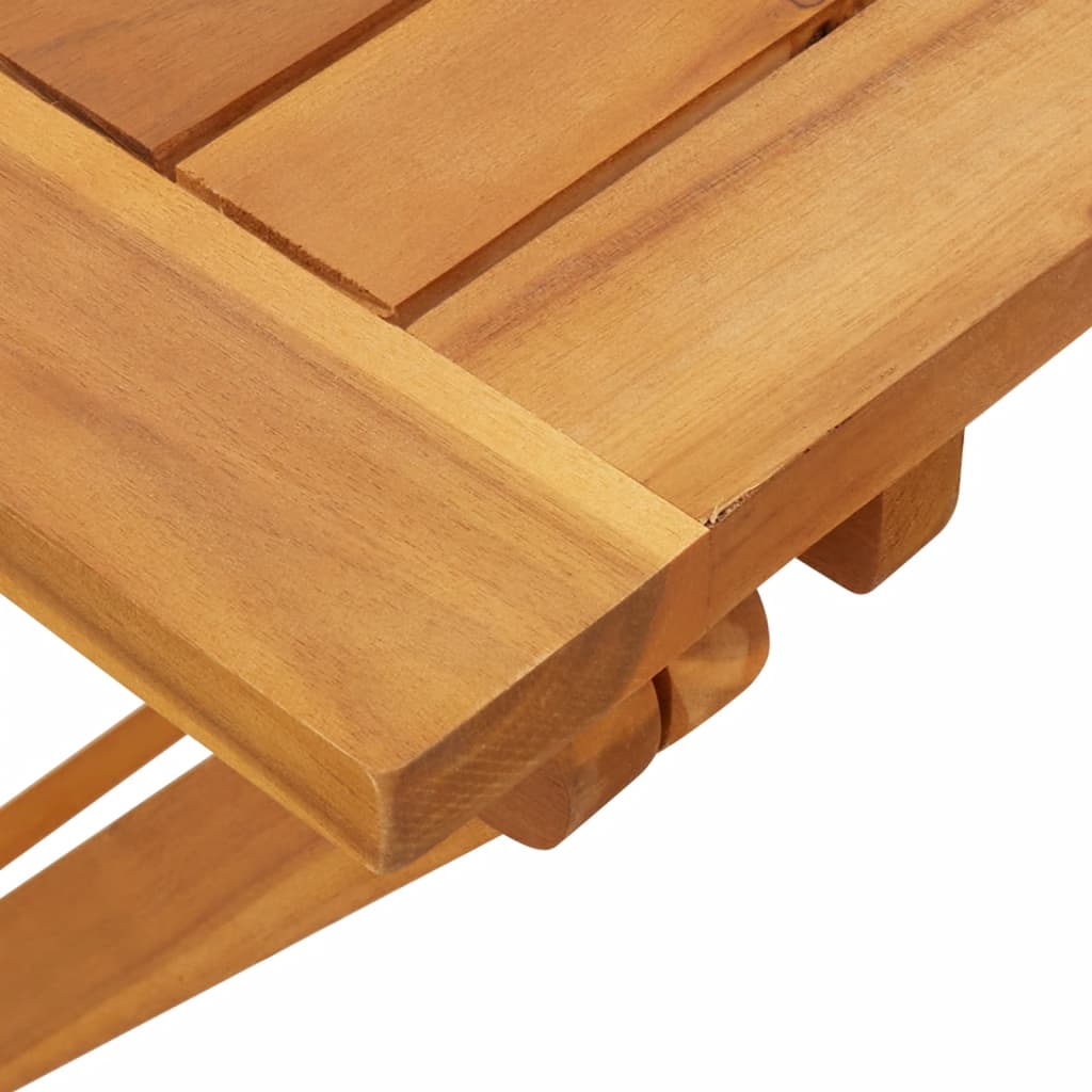 Folding Garden Table 90x52,5x65 cm Solid Wood Acacia