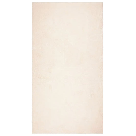 Rug HUARTE Short Pile Soft and Washable Beige 80x150 cm