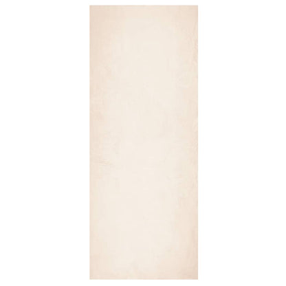 Rug HUARTE Short Pile Soft and Washable Beige 80x200 cm