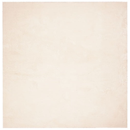 Rug HUARTE Short Pile Soft and Washable Beige 160x160 cm