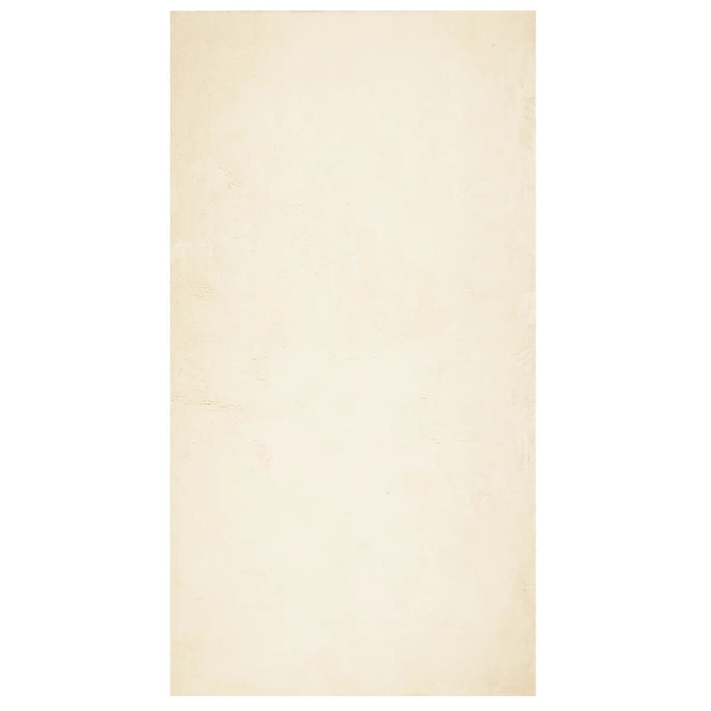 Rug HUARTE Short Pile Soft and Washable Cream 80x150 cm