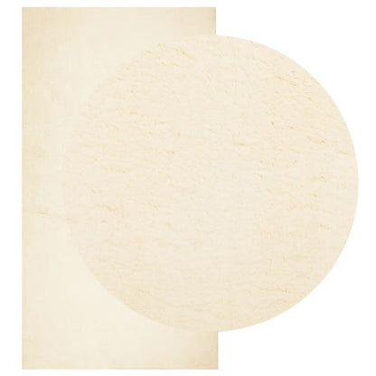 Rug HUARTE Short Pile Soft and Washable Cream 80x150 cm