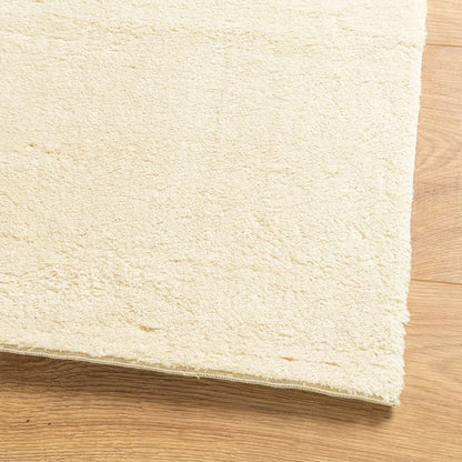 Rug HUARTE Short Pile Soft and Washable Cream 80x150 cm