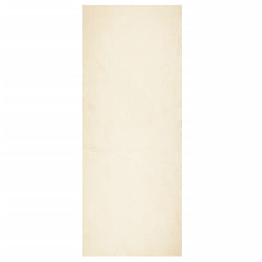 Rug HUARTE Short Pile Soft and Washable Cream 80x200 cm