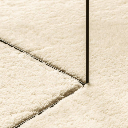 Rug HUARTE Short Pile Soft and Washable Cream 80x200 cm