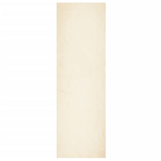 Rug HUARTE Short Pile Soft and Washable Cream 80x250 cm