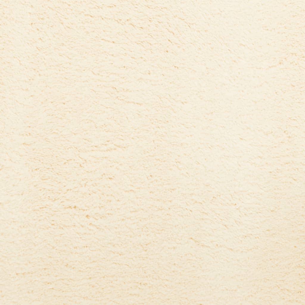 Rug HUARTE Short Pile Soft and Washable Cream 100x200 cm