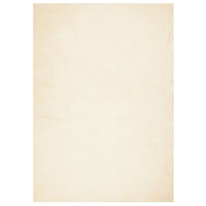 Rug HUARTE Short Pile Soft and Washable Cream 120x170 cm