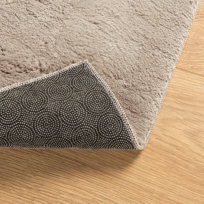 Rug HUARTE Short Pile Soft and Washable Sand 100x200 cm