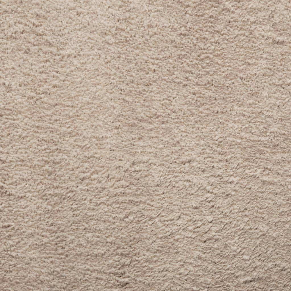 Rug HUARTE Short Pile Soft and Washable Sand 100x200 cm