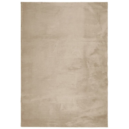 Rug HUARTE Short Pile Soft and Washable Sand 120x170 cm