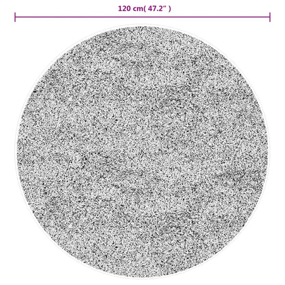 Rug HUARTE Short Pile Soft and Washable Sand Ø 120 cm