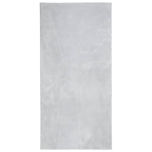 Rug HUARTE Short Pile Soft and Washable Grey 100x200 cm
