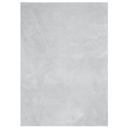 Rug HUARTE Short Pile Soft and Washable Grey 240x340 cm