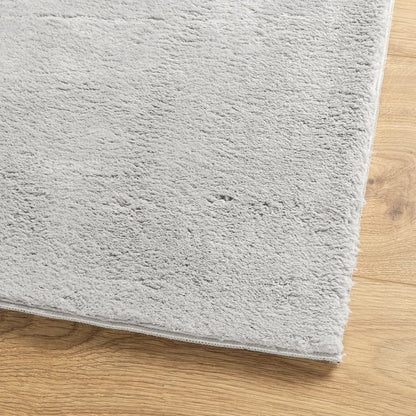 Rug HUARTE Short Pile Soft and Washable Grey 240x340 cm