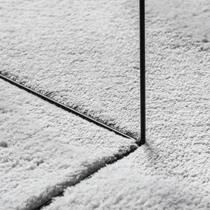 Rug HUARTE Short Pile Soft and Washable Grey Ø 160 cm
