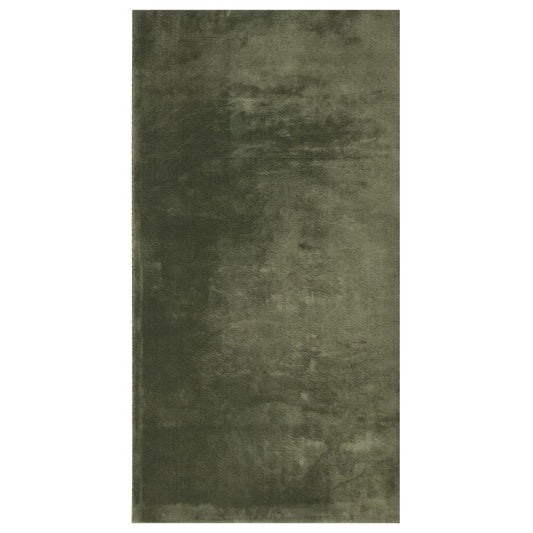 Rug HUARTE Short Pile Soft and Washable Forest Green 80x150 cm