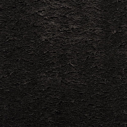 Rug HUARTE Short Pile Soft and Washable Black 200x280 cm