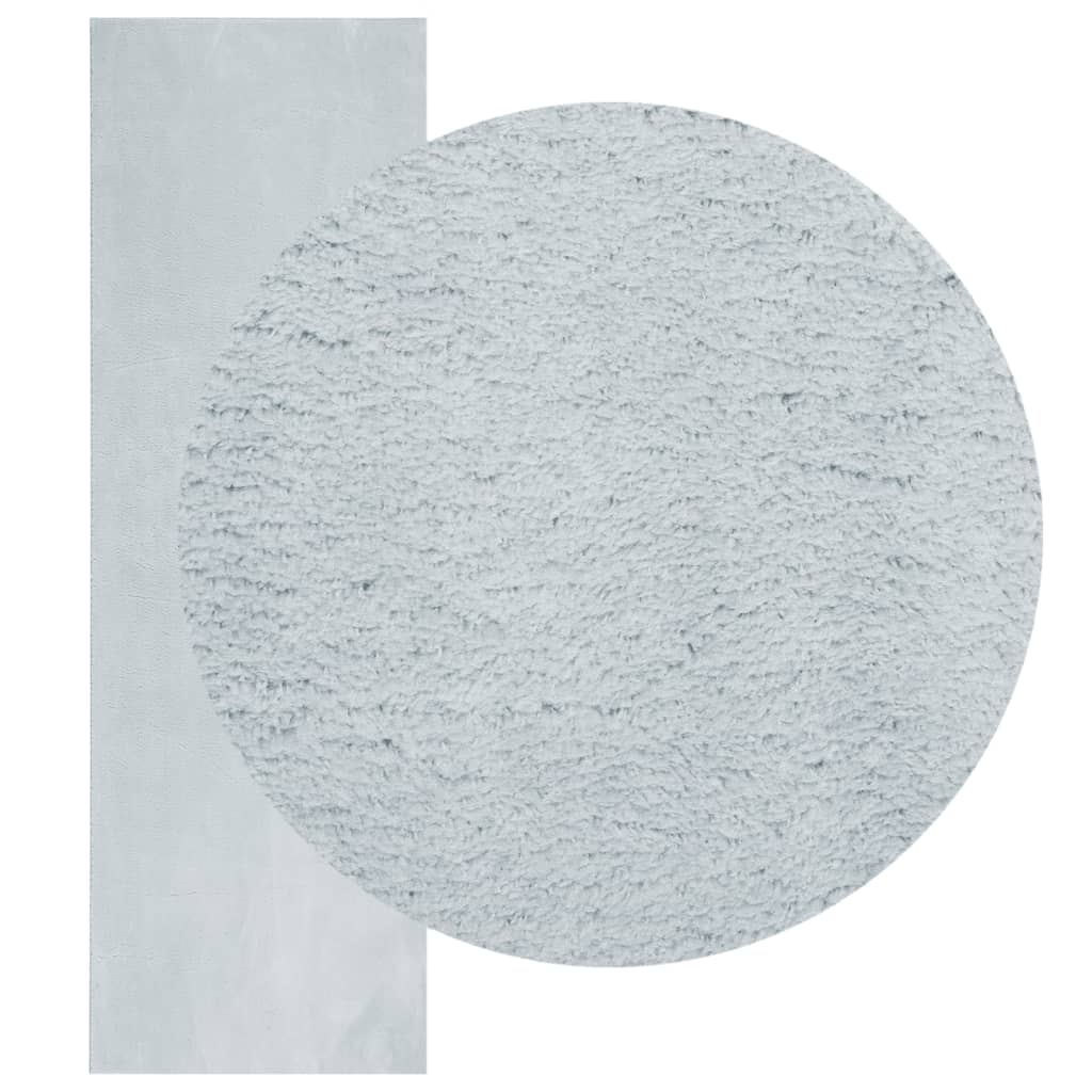 Rug HUARTE Short Pile Soft and Washable Blue 80x250 cm
