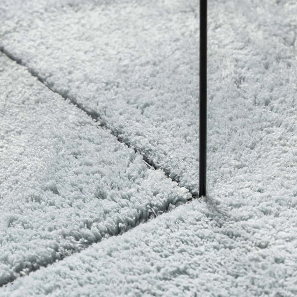 Rug HUARTE Short Pile Soft and Washable Blue 80x250 cm