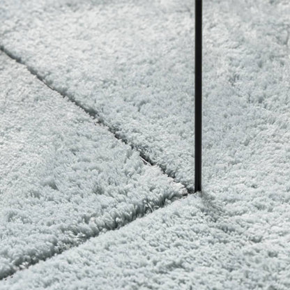 Rug HUARTE Short Pile Soft and Washable Blue 80x250 cm