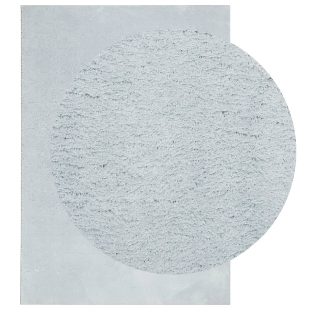 Rug HUARTE Short Pile Soft and Washable Blue 160x230 cm