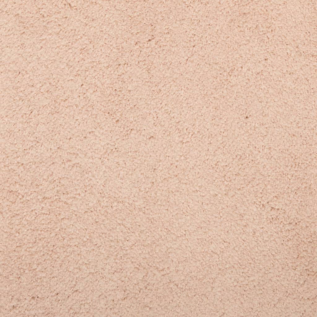 Rug HUARTE Short Pile Soft and Washable Blush 160x160 cm