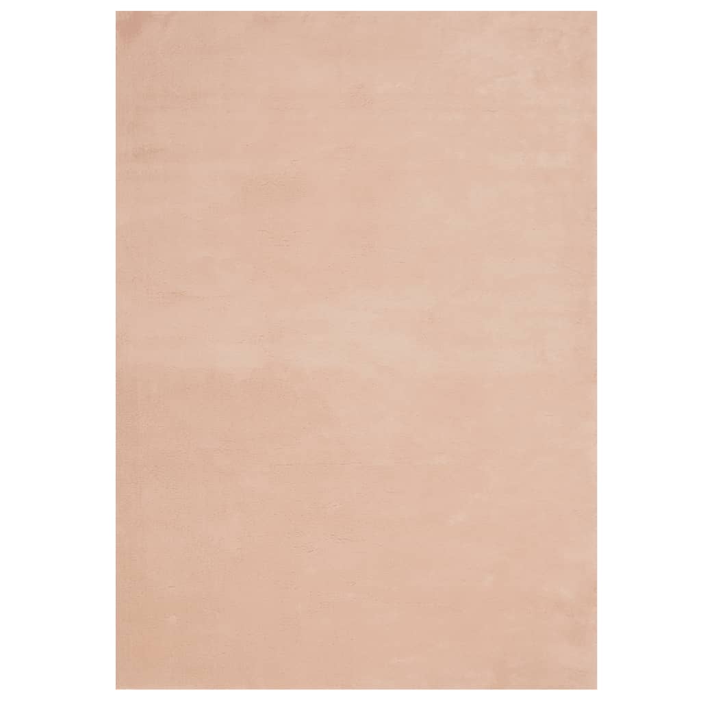 Rug HUARTE Short Pile Soft and Washable Blush 200x280 cm