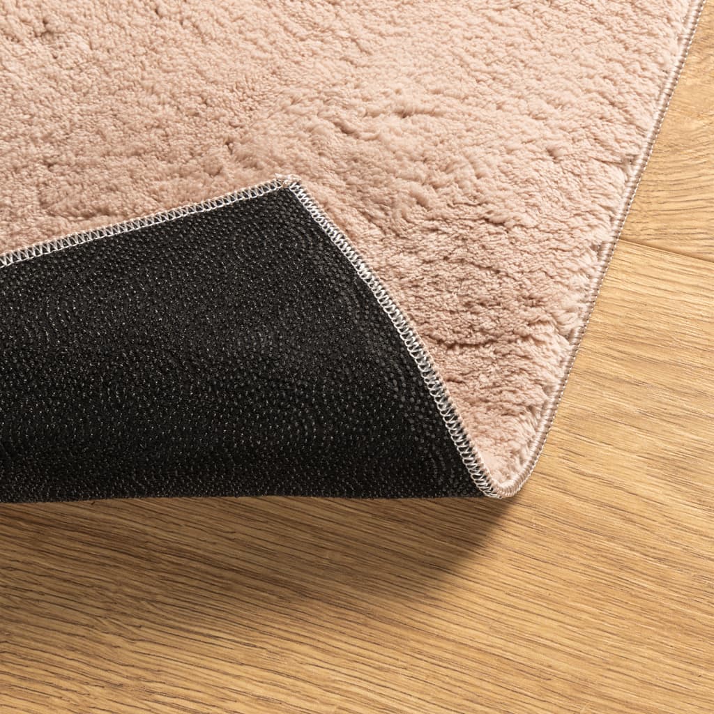 Rug HUARTE Short Pile Soft and Washable Blush 200x280 cm