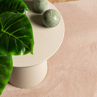 Rug HUARTE Short Pile Soft and Washable Blush 200x280 cm