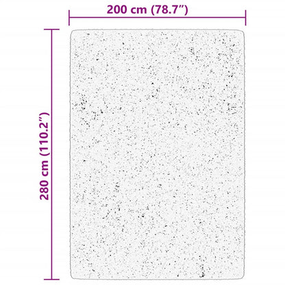 Rug HUARTE Short Pile Soft and Washable Blush 200x280 cm