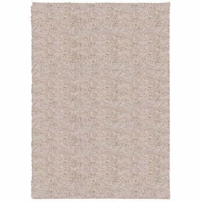 Shaggy Rug PAMPLONA High Pile Modern Beige 160x230 cm