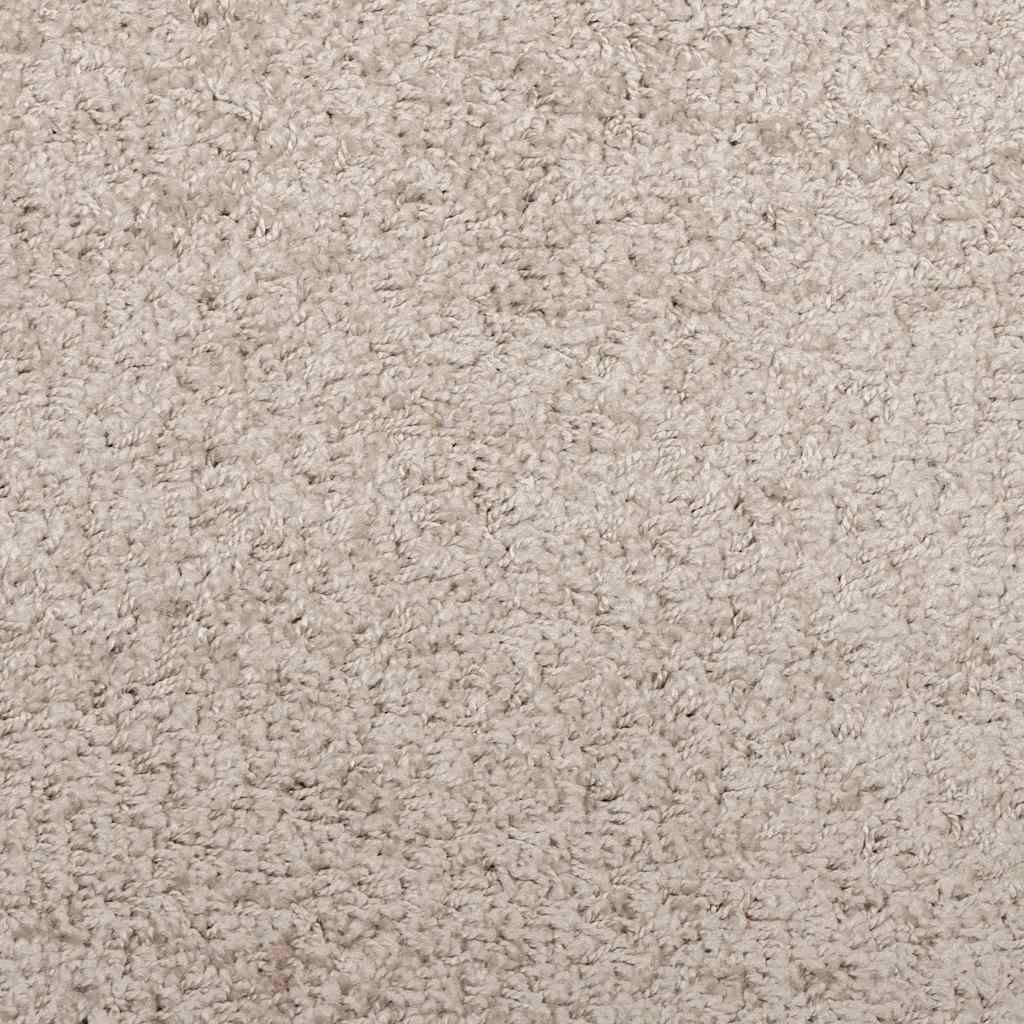 Shaggy Rug PAMPLONA High Pile Modern Beige 160x230 cm
